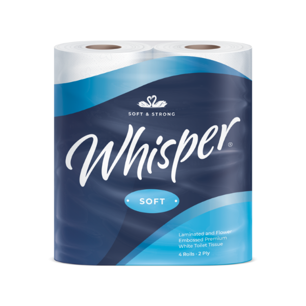 PK 40 2ply Whisper Soft Luxury Toilet Roll