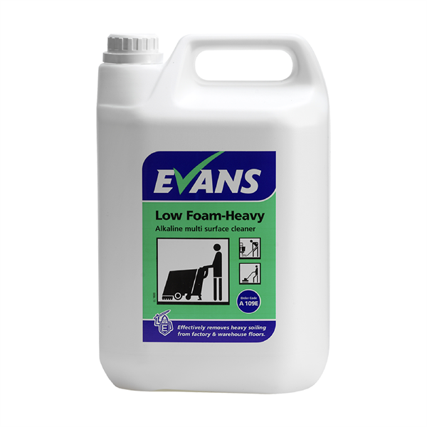 Evans Low Foam Heavy Multi Surface Cleaner 5 Litre