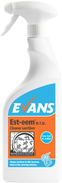 6x750ml Evans Est-eem - Unperfumed Multi-Purpose Spray
