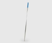 HB 1360MM SWAGED-END ALUMINIUM HANDLE WITH POLYPROPYLENE GRIP - BLUE
