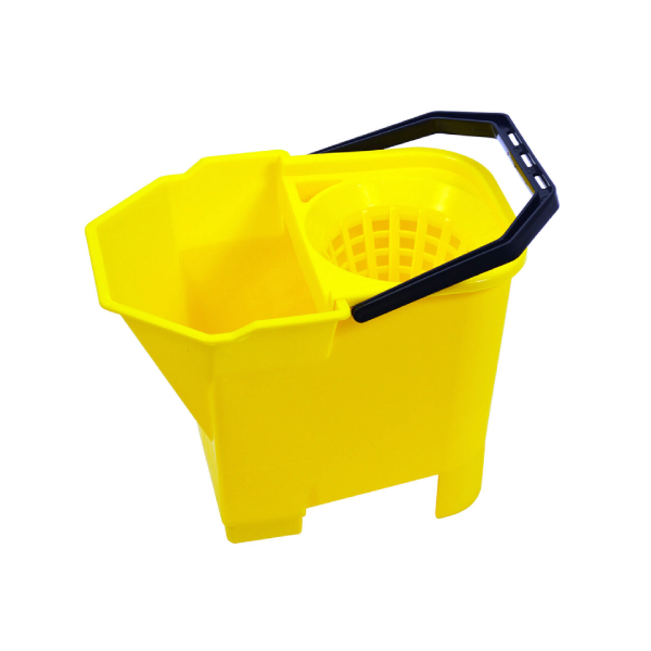 SYR 6 Litre Yellow Bulldog Mop Bucket & Sieve