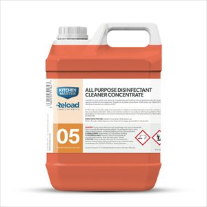 Kitchenmaster Reload 5 - All Purpose Disinfect Cleaner 4x2 Litre