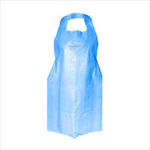 Blue Flat Pack Disposable Aprons 27x42" 100Pk