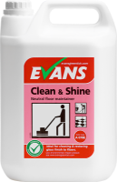2x5 Litre Evans Clean & Shine - Perfumed Floor Maintainer
