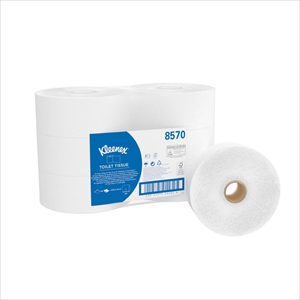 Kleenex 8570 Midi Jumbo 2 Ply Toilet Rolls 190mx6