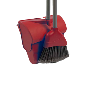 HB 900 X 280MM ANGLE LOBBY BROOM WITH LIGHTWEIGHT LOBBY DUSTPAN - RED