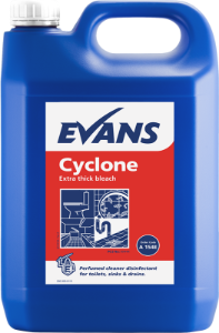 2x5 Litre Evans Cyclone - Extra Thick Bleach