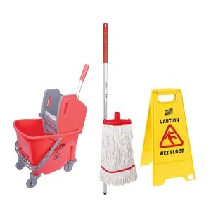 Colour Coded Bundles - Red Mopping Kit