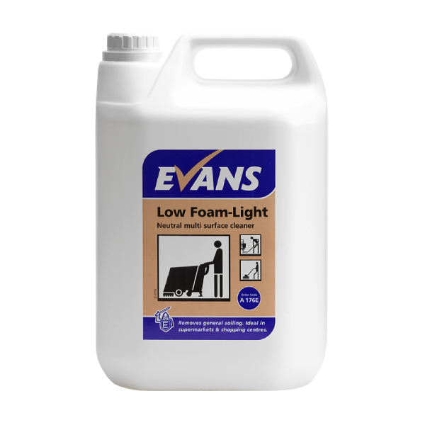 Evans Low Foam Light Multi Surface Cleaner 5 Litre