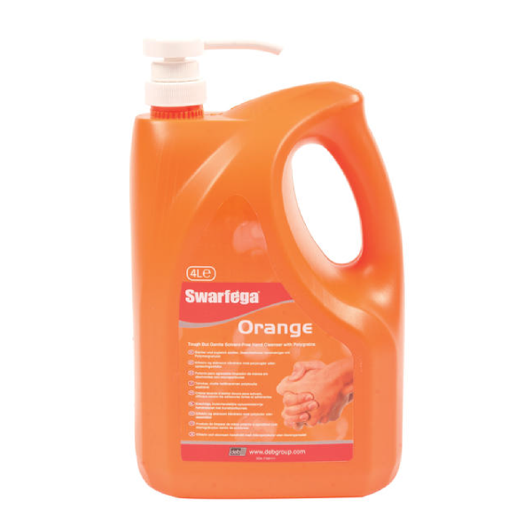 Deb Swarfega Orange Hand Cleanser 4 Litre Pump
