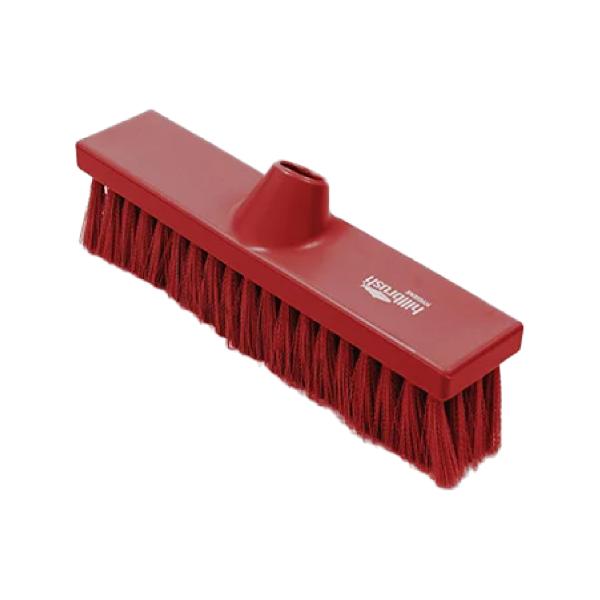 HB SWEEPING BROOM - 280MM, SOFT, RED