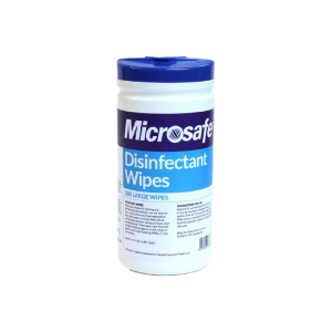 Microsafe Disinfectant Wipes Tub 200 Sheets